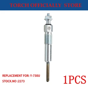 Car Glow Plug Single for NGK Y-730U Stock.No 2273 for CHAMPION CH169 - Foto 1 di 7