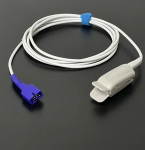 Capteur SpO2 compatible Direct Connect compatible Nellcor clip adulte 9 pieds - expédition le jour même - Photo 1 sur 3