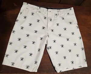 BEVERLY HILLS POLO CLUB Men's Shorts Size 38 Cotton All Over Logo Print - Picture 1 of 8