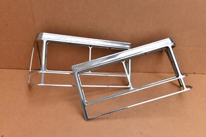 1980-1989 Cadillac Deville Fleetwood Left & Right Chrome Headlight Bezel - Picture 1 of 5