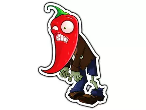 #1642 Jalapeño Zombie Planta Zombi Pegatina Impermeable Vinilo Calcomanía Troquelada Laptop - Imagen 1 de 1