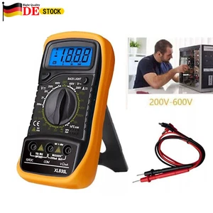 Digital Multimeter Messgerät Voltmeter Strom Amperemeter Kapazität Profi Prüfer - Bild 1 von 5