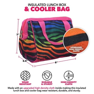 Bolso de lonchera para mujeres para hombres niños lonchera enfriador tela aislada pequeña reutilizable - Imagen 1 de 6