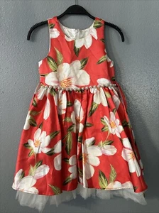 Couture Princess Sz 10 Sleeveless dress Floral Slip Attached Pearl Embroidered - Picture 1 of 8