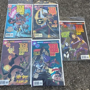 Teen Titans Go! #9, 14, 17, 18, 20 (DC Comics 2004) imballato e imballato - Foto 1 di 6