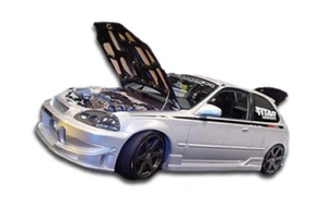 96-00 Honda Civic 2DR Buddy Duraflex Side Skirts Body Kit!!! 101738 - Foto 1 di 9