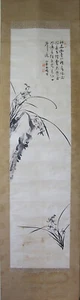 A Fine Korean Orchids/Rock Scroll Painting by Park Ju Hang (朴畴 恒, 박주항) - Picture 1 of 6