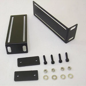 2x Winkel 1 HE Rackwinkel für Verstärker hinten Verstärkerwinkel Rack Kit Stütze - Bild 1 von 6