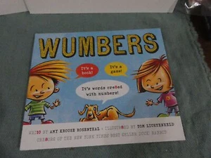 WUMBERS BY AMY KROUSE ROSENTHAL SIGNED BY ILLUSTRATOR TOM LICHTENHELD - Picture 1 of 3