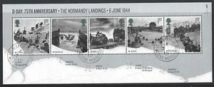 Gran Bretaña 2019 75 aniversario The Normandy Landings sin código de barras bien usado - Imagen 1 de 1