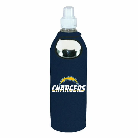 Los Angeles Chargers 1/2 Liter Water Soda Bottle Koozie Holder Cooler Football Cover