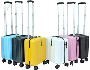 45x36x20 EasyJet Under Seat Wheel Case Luggage Cabin Trolley Travel Bag Suitcase - Picture 1 of 60