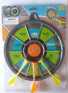 AOJIE Magnetic Safe Dartboard 3 Darts Kids Ages 4 & up 2 games in one - Picture 1 of 7