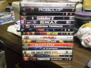 (15) Samuel L. Jackson DVD Lot: Kingsman Robocop 187 SWAT Shaft Jumper Twisted - Picture 1 of 1