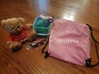 Carnival Cruise Teddy Bear Plush Toy with sandbox toys sunglasses and pink sack