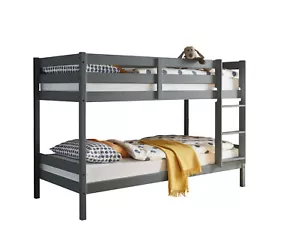Letto a castello in legno massiccio ANKE, scaletta integrata. LAP 207x140x97 cm. - Foto 1 di 18