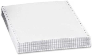 Sparco Dot Matrix Print Carbonless Paper, White, 9 1/2 x 11 in. - Picture 1 of 1