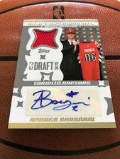2006-07 Topps Big Game - Andrea Bargnani - ROOKIE DRAFT DAY MOMENTS JSY/AUTO/199