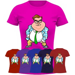 Funny Cartoon Women T-Shirt Graphic USA Birthday Party Cool New Gift Tee S-3XL - Picture 1 of 12