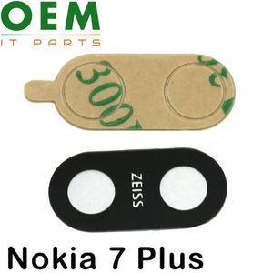 Für Nokia 7 Plus Kamera Linse Rückseite Rückglas Abdeckung mit Kleber Neu - Bild 1 von 3