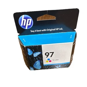 Genuine HP 97 C9363WN Tri-Color Printer Ink Cartridge EXP 2012 Free Shipping - Picture 1 of 3