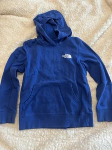 Dark Blue The North Face Youth Size Small (7/8) Pullover Hoodie - Picture 1 of 2
