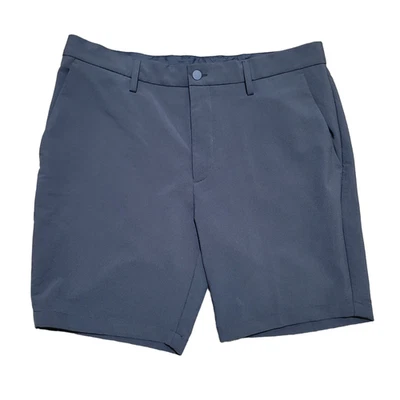 Pantalones Cortos Chinos Kenneth Cole Calce Ajustado 38x9 Hombres Negros Elastizados Rendimiento Nuevo con Etiquetas Foto 1 de 4