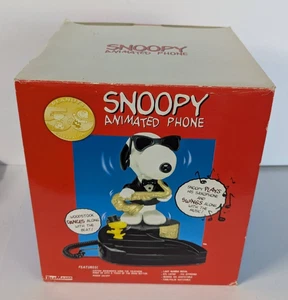 TeleMania Snoopy Animated Phone NOS - Picture 1 of 4