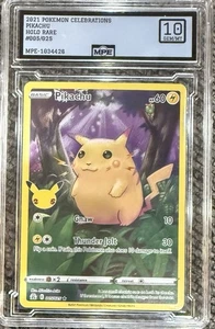 Pokémon 2021 25 Aniversario Celebraciones Pikachu Holo Arte Completo 005/025 MPE 10 - Imagen 1 de 1