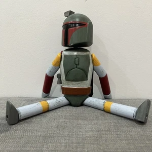Muñeca Boba Fett de madera borde galaxia Star Wars parques Disney - Imagen 1 de 5