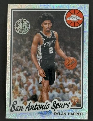 Dylan Harper 2025-26 Topps NBA 45th Anniversary Mojo RC #TC-DH - Image 1 of 2