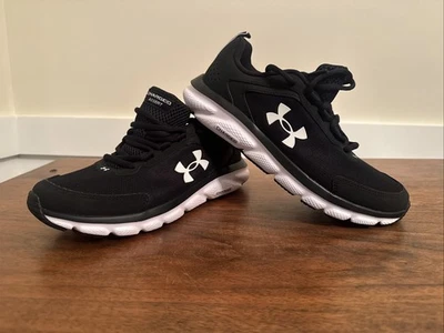 Under Armour Mujer Charged Assert 9 3024591-001 Negro Zapatos para Correr Tenis 8 Foto 1 de 4