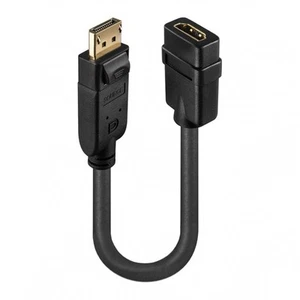 LINDY 41005 Adapterkabel Schwarz 15.00cm - Afbeelding 1 van 6