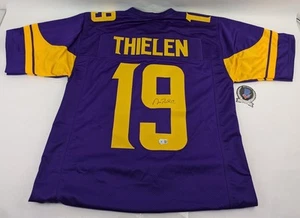 Adam Thielen Hand Signed Minnesota Vikings Jersey - XL - Beckett COA BAS - Picture 1 of 12