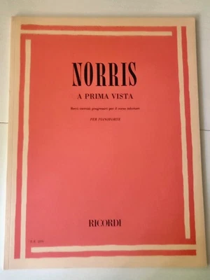Norris – A prima vista. Esercizi progressivi per pianoforte | Ricordi - Immagine 1 di 4