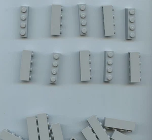 LEGO x 18 ladrillo gris azulado claro 1 x 4 lote a granel - Imagen 1 de 1