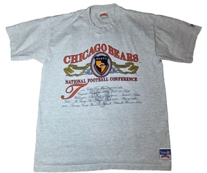 Camisa de Colección Nuez moscada para Hombres XL Chicago Bears Parche Grueso NFL Fútbol Hecha en EE. UU. Años 90 - Imagen 1 de 9