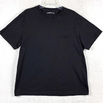 American Giant Shirt Mens XL Black Classic Preppy Pocket Tee Hamptons Beach USA - Image 1 of 4
