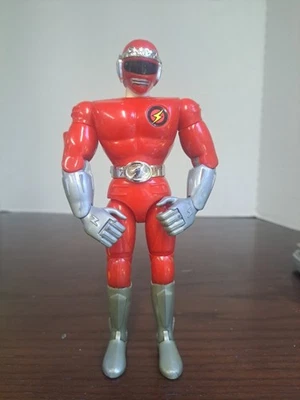 Figura de acción roja Trendmasters Masterbotix Power Bots 1993 - Foto 1 de 4