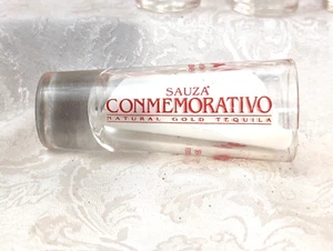 Sauza Conmemorativo Mexico Tequila Shot Glass Hagop Restaurant 12 Glasses - Picture 1 of 4