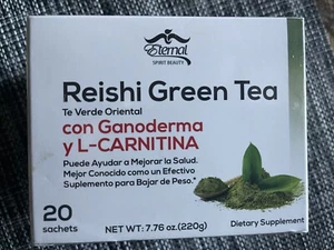 Green Tea Con Reishi Ganoderma / Te Oriental Eternal Spirit Beauty - Picture 1 of 3