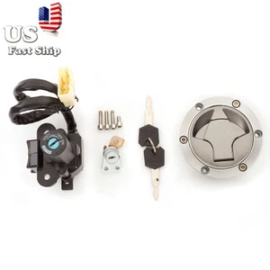 Interruptor de encendido ABS para Kawasaki Ninja 300 EX300B 2013 tapa de gasolina bloqueo de asiento con 2 llaves - Imagen 1 de 10