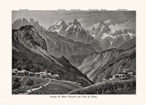 Gruppe des Monte Duranno vom Valle di Cadore Dolomiten Alpinismus A3 0111 - Bild 1 von 1