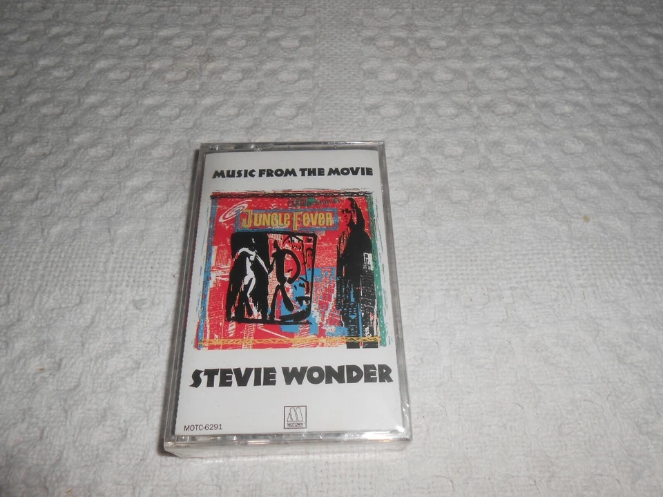STEVIE WONDER, MUSIC FROM THE MOVIE "JUNGLE FEVER" AUDIO CASSETTE TAPES SEALED - Image 1 of 3
