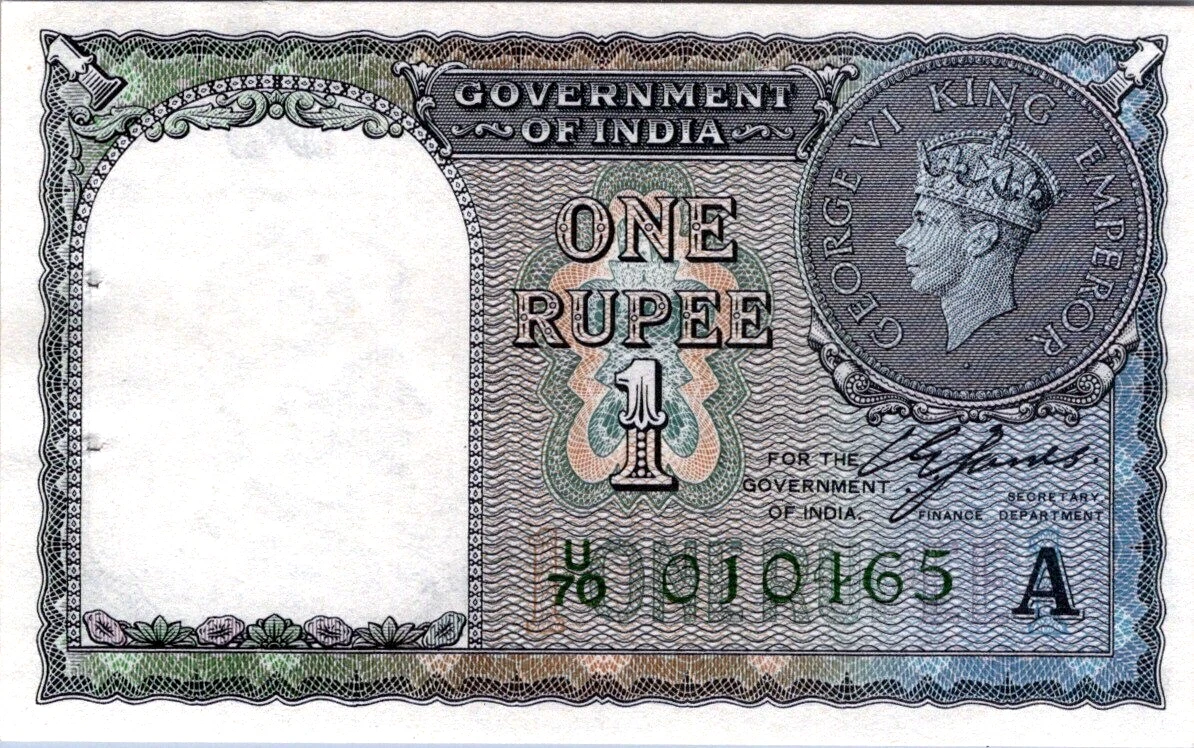 1940 India Rupee In Indian Paper Money for sale | eBay
