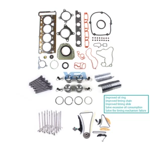 2.0T Engine Gasket & Pistons 23MM & Bearings & Kit Fit For CAEB CCTA CCZA - Picture 1 of 21