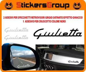 ADESIVI KIT SPECCHIETTI E CRUSCOTTO PER ALFA ROMEO GIULIETTA IN VINILE NEW - Foto 1 di 1