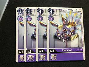 Digimon TCG - Comune - Elecmon - ST6-05C - Playset di carte viola! - Foto 1 di 1