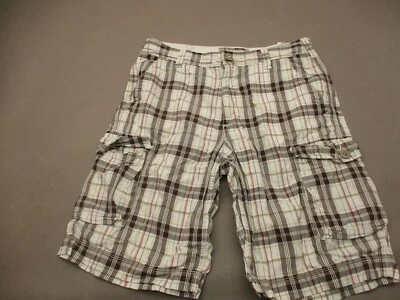 EXPRESS Size 30 Mens Multicolor Drawstring Zip Fly Pockets Cargo Shorts 452 - Изображение 1 из 4