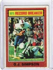 1976 Topps #6 O.J. Simpson RB/23 Touchdowns FREE SHIP - Picture 1 of 2